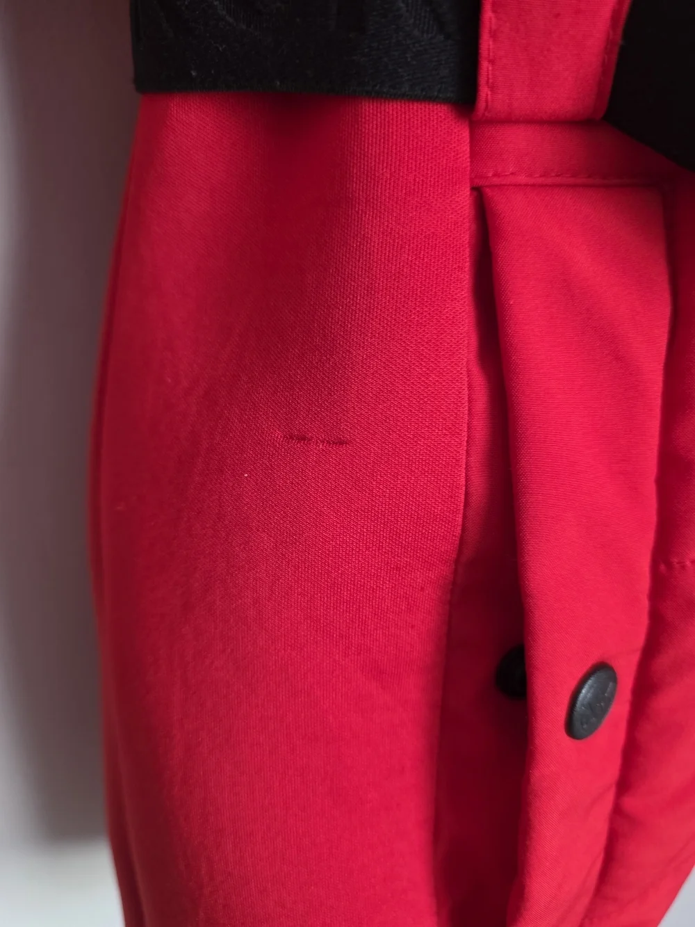 Michael Kors Red Puffer Jacket Belted Hooded M RRP $350 EUC